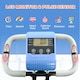 image 3 of HOMCOM 2-In-1 Folding Exercise Bike with 8-Level Magnetic Resistance Blue