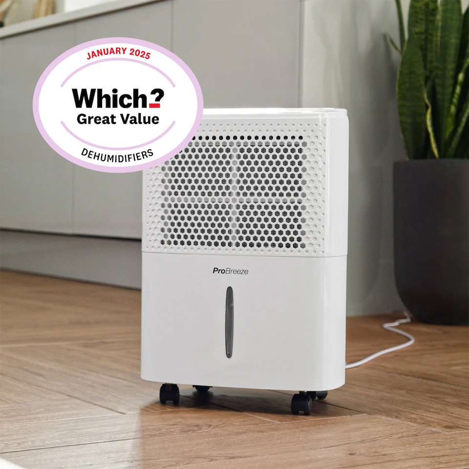 image 1 of Pro Breeze 12L Low Energy Dehumidifier with Built-in Humidistat