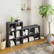 image 6 of HOMCOM 6-Cube Bookshelf, Display Shelving Unit for Home Office, Grey