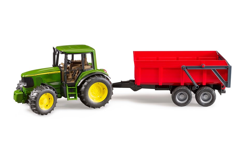 image 1 of Bruder John Deere 6920 with tipping trailer Detailed Vehicle & Playset Model
