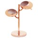 image 1 of Interiors by Premier Copper Finish Table Lamp With Two Lights Gold