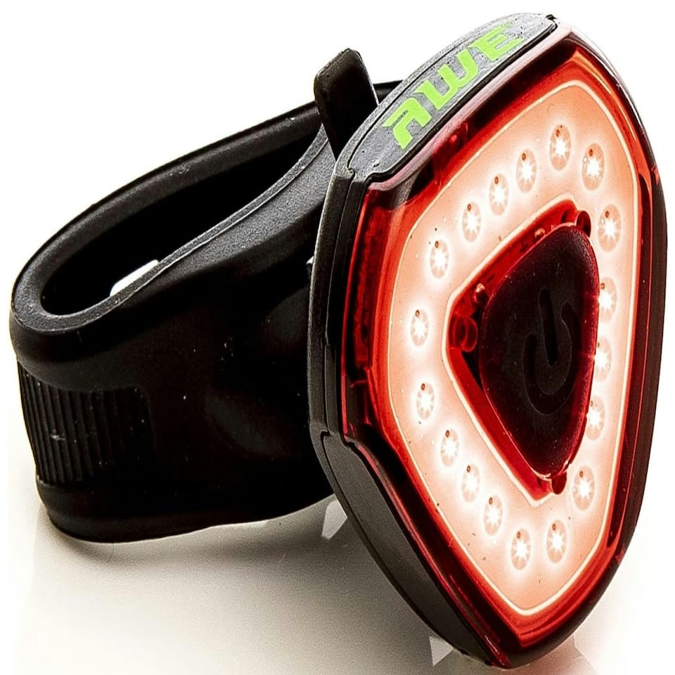 image 1 of AWE AWEAlert 40 Lumens Rechargeable Bicycle USB 18 COB Super Bright LED's Bike Rear light