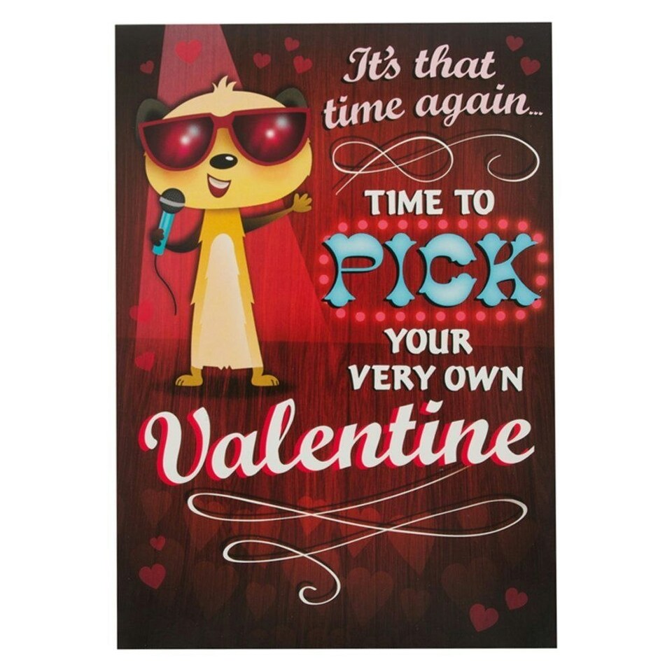 image 1 of Hallmark Valentine's Day Humour Pop up Feature Card - Medium
