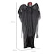 image 5 of HOMCOM 195cm 77 Winged Grim Reaper Outdoor Halloween Decoration, Halloween Animatronic with Sound Activated, Light Up Eyes, Sound Effects, Animated Prop for Haunted House