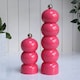 image 6 of Scandi Home Large Bright Pink Wooden Pepper Mill