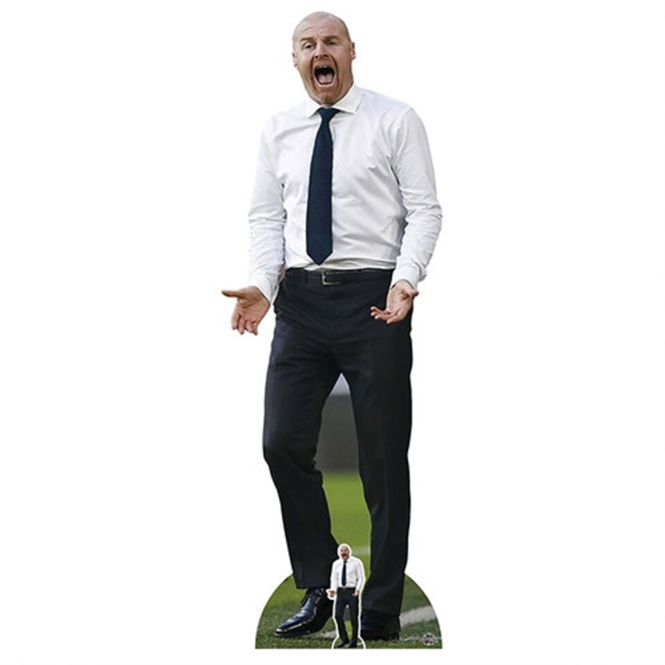 Sean Dyche Blue Tie Football Manager Lifesize Cardboard Cutout 183cm