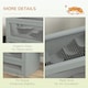 image 5 of PawHut 2 Levels Wooden Hamster Cage Mice Rodents Hutch Small Animals