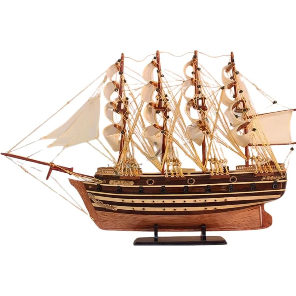 image 1 of Frigate Jylland Wooden Model Ship 54.5 cm