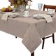 image 1 of Gingham Tablecloth - Beige - 152x152cm Cream