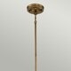 image 5 of Emery 1 Light Dome Ceiling Mini Pendant Weathered brass, E27