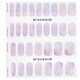 image 2 of Nail Sticker (purple) - # Fantasy Nail - 32pcs Purple