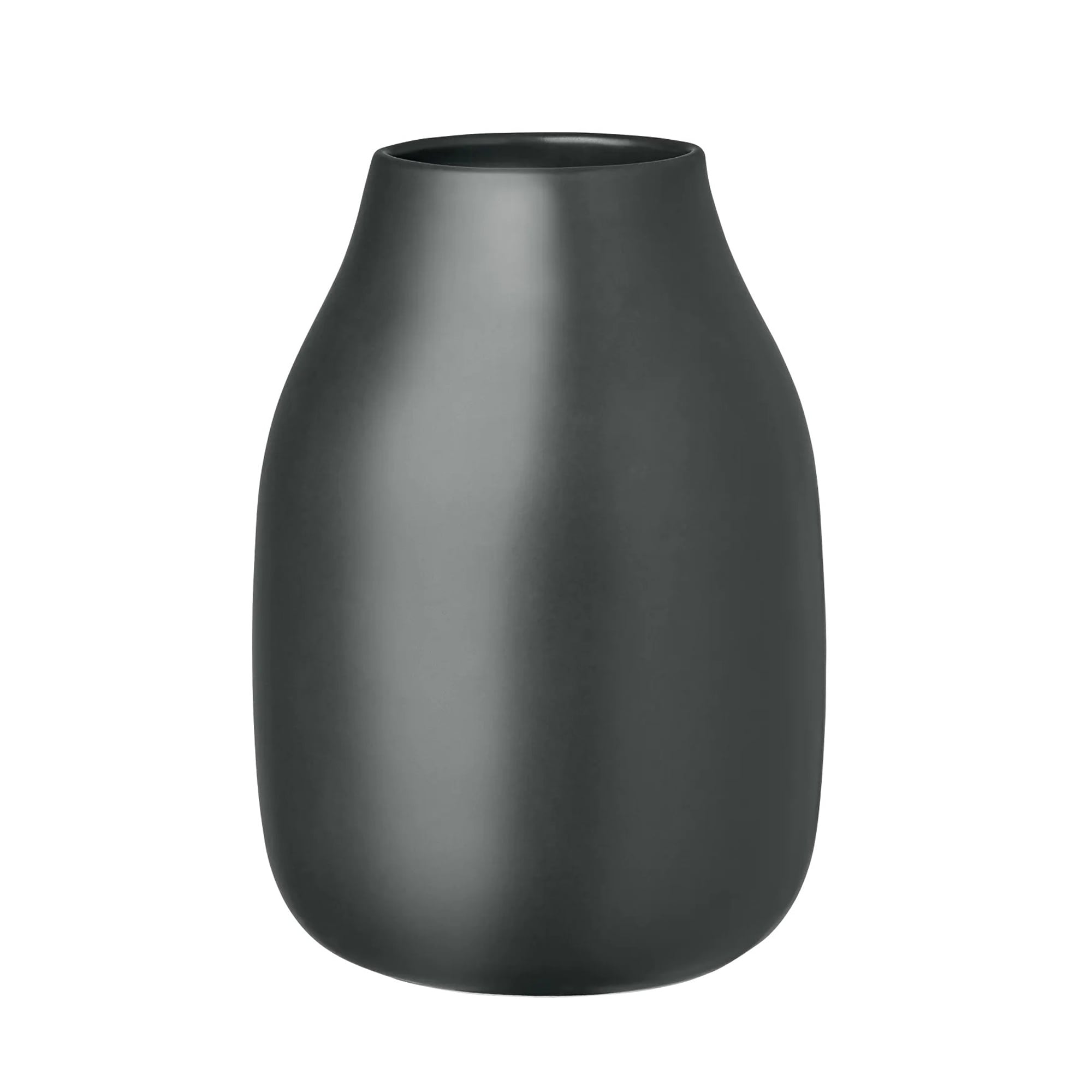 Blomus COLORA Vase Size L - Peat Matt in Dark Grey