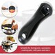 image 6 of SPARES2GO Frying Pan Handle Curved Black Bakelite Saucepan Pot Cookware Replacement (200mm) Black
