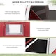 image 5 of Outsunny 4 Person Camping Tent Dome Family Travel Group Hiking Room Fishing