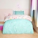 image 3 of OHS Kids Unicorn Magic Reversible Duvet Cover and Pillowcase Bedding Set, Single - Multi