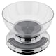image 3 of Judge 5.0kg Chrome Kitchen Scale with Clear Bowl