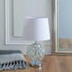 image 7 of Monaco Chrome and Glass Table Lamp