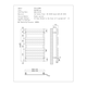 image 3 of Typhoon - Black Electric Towel Rail H816mm x W500mm 300w Thermostatic WIFI