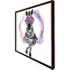 image 3 of Pink zebra (Picture Frame) Grey | M