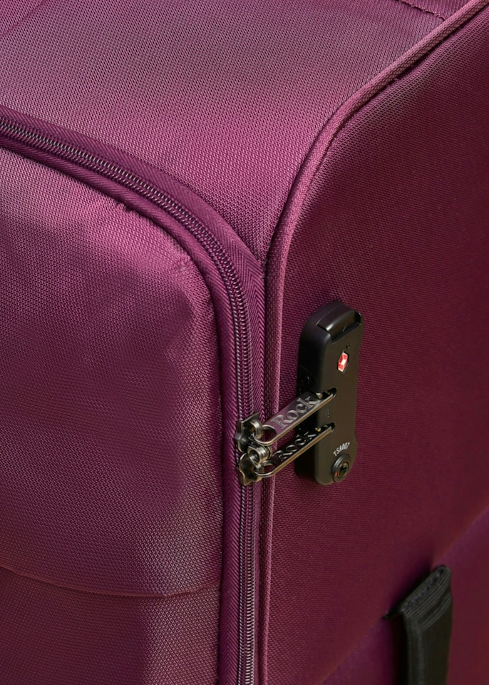 image 1 of Rock Paris Cabin Suitcase Purple | Purple | Cabin Bag