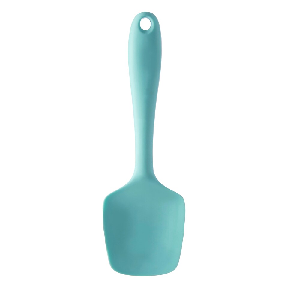 Interiors By Premier BPA-Free Light Green Silicone Turner,Nonstick-Safe Spatula,Stain Resistant Tapered Handle Kitchen Turner
