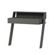 image 3 of Cowork Modern Desk Anthracite Grey Wall Mounted With Drawer 94cm Wide Grey
