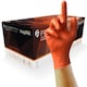 image 2 of Unigloves PRO.TECT Orange HD Box of 100 Nitrile Gloves