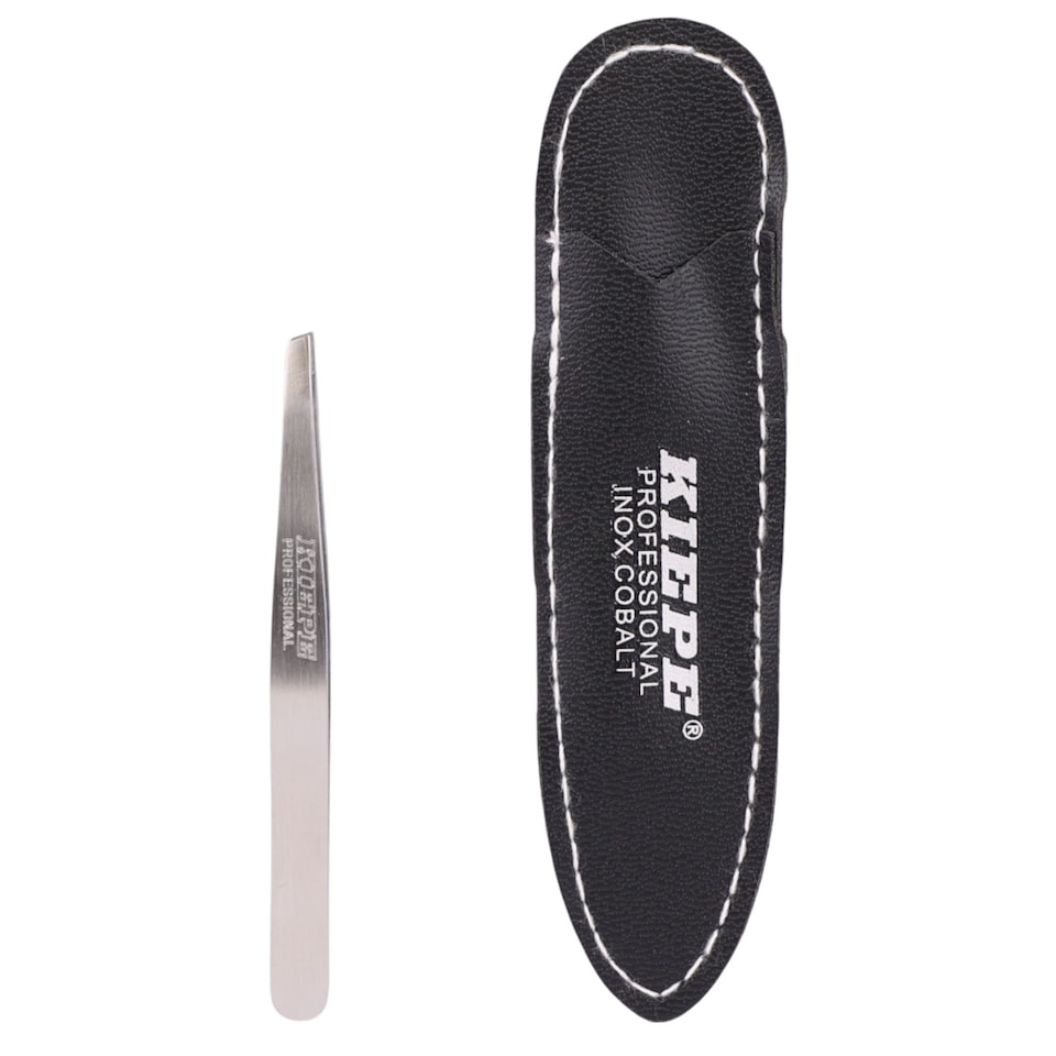 image 1 of Kiepe  - 5114.4 Tweezer Stainless Steel Oblique Tips 3 Inch (8cm)