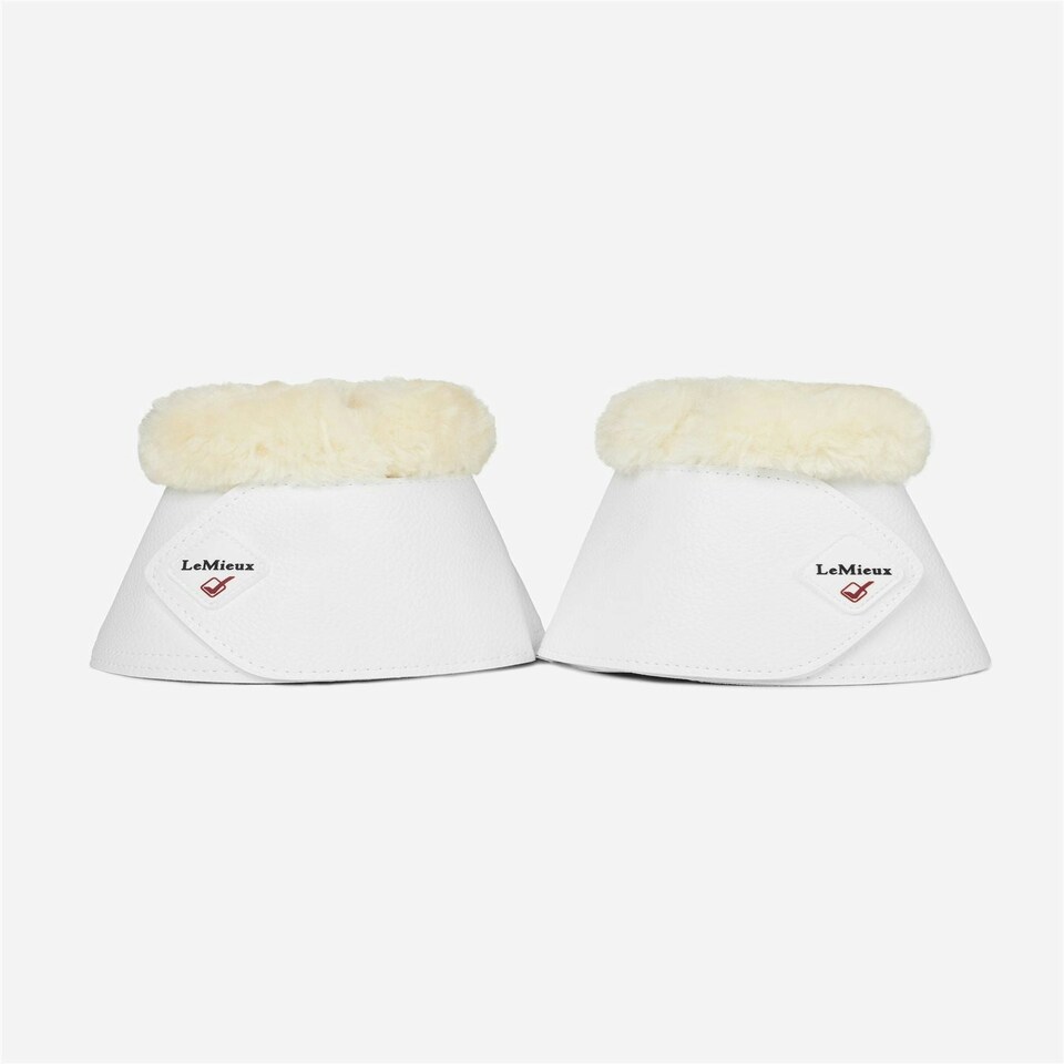 image 1 of LeMieux Fleece WrapRound Over Reach Boots Black | XX-Large