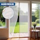 image 6 of GEEZY Magnetic Fly Screen Door Curtain 90x120cm White Mesh Insect Screen Mesh