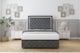 image 1 of Sloomy Sofia Chrome Armour Coniston Divan Bed With Mattress 2 Drawers Footend With 26" Strutted Headboard & 12" Matching Footboard 4'6 Double | Grey | Armour | Double | 1