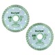 image 2 of 115mm 4.5" 1.2mm Turbo Diamond Ceramic Tile Cutting Disc for Angle Grinders 4pk