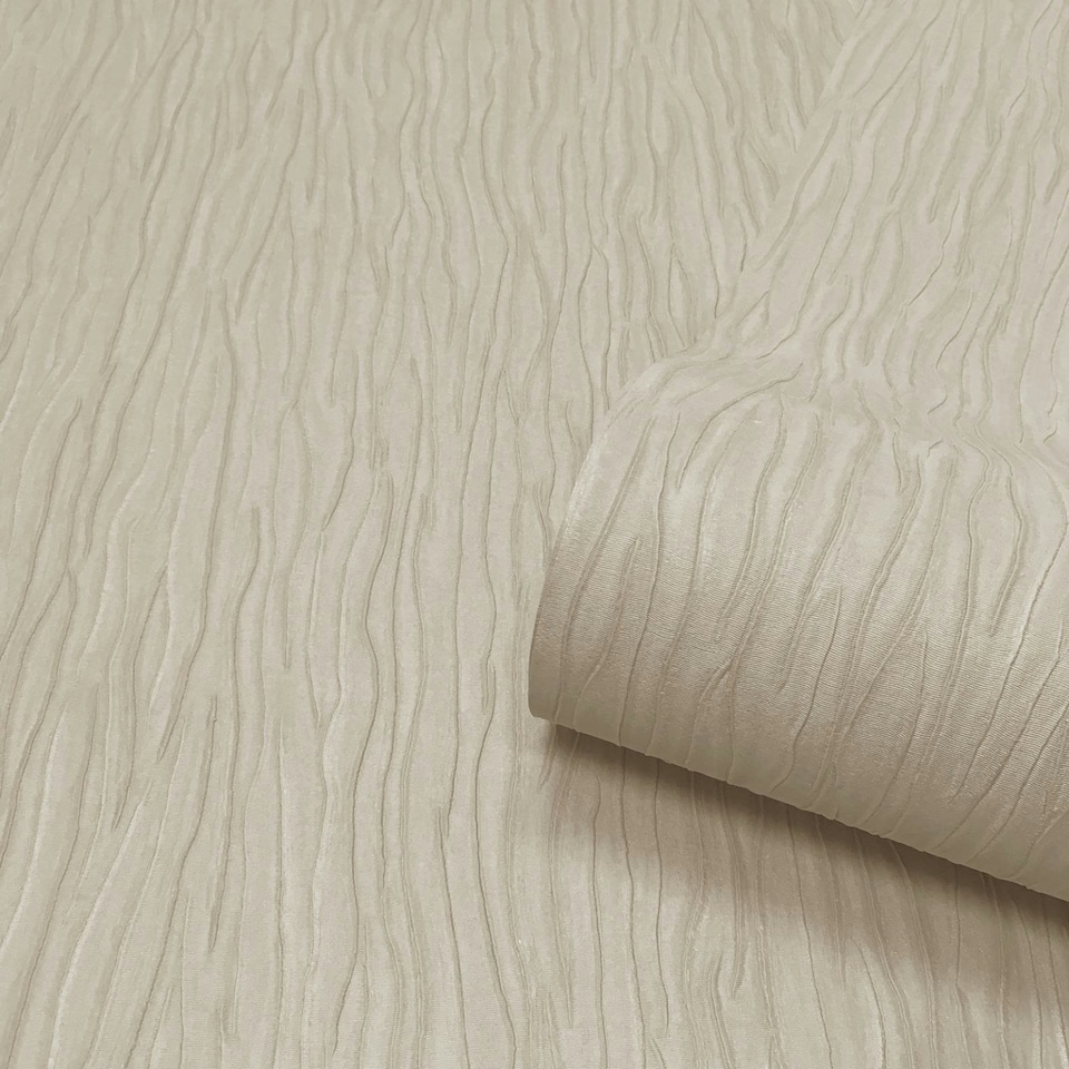 image 1 of Tiffany Texture Beige Wallpaper N/A | Beige