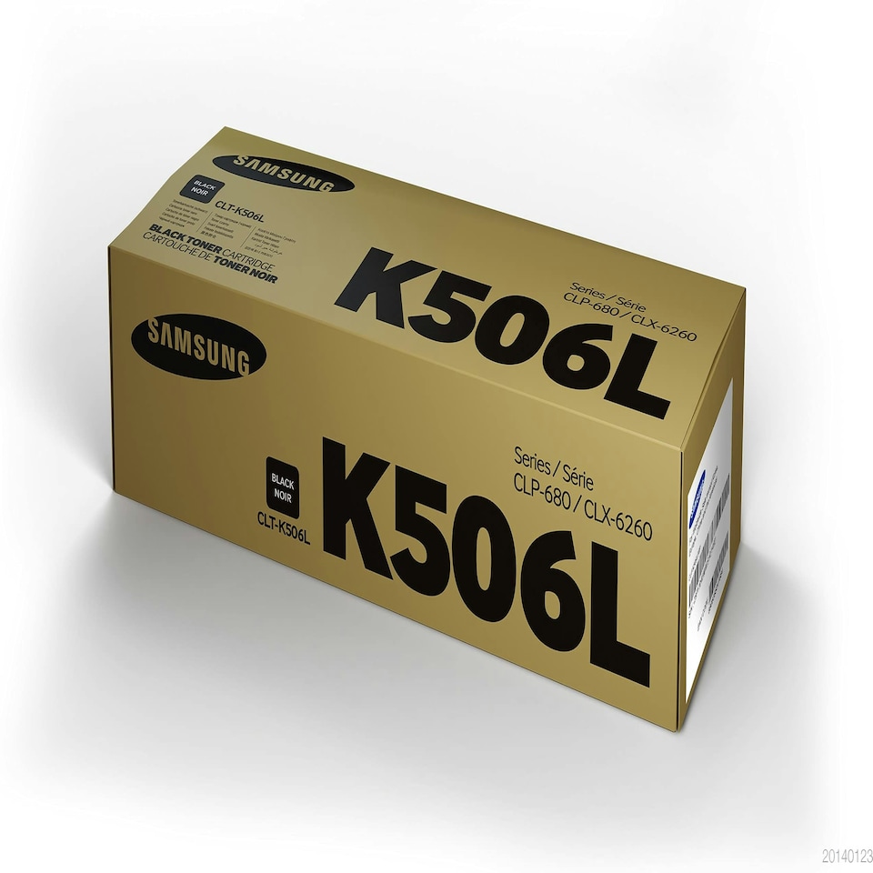 image 1 of Samsung SU171A CLT-K506L High Yield Toner Cartridge, Black, Pack of 1