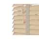 image 1 of 110cm Natural Oak Faux Wood Venetian Blinds with Tapes (120cm Drop) | Brown | Brown