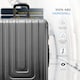 image 9 of Flight Knight Premium Lightweight Suitcase - Built-in Side Lock - 8 Spinner Wheels - ABS Hard Shell Carry On Or Check in Luggage - 100 Airlines Approved Cream | Champagne | Large