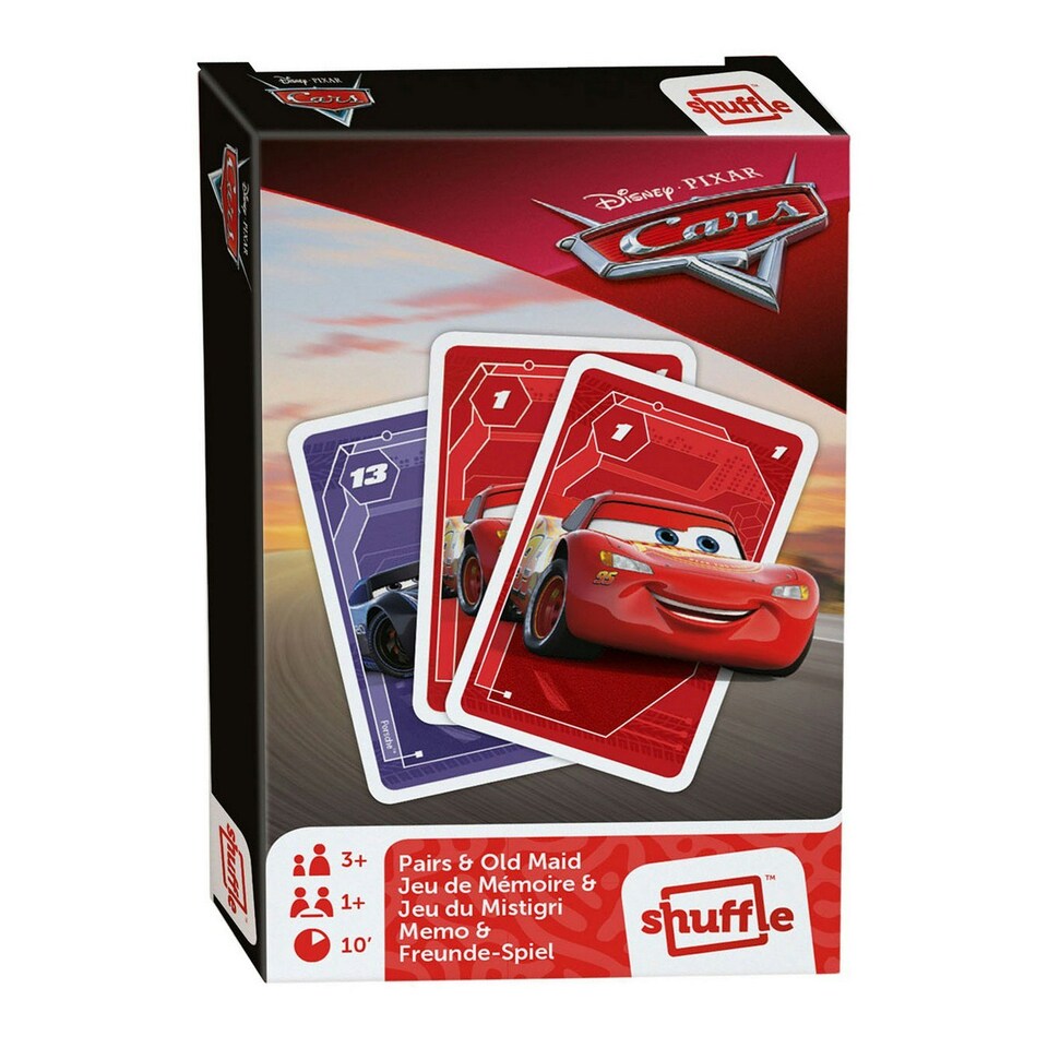 image 1 of Cars Playing Card Deck - Multicoloured - One Size