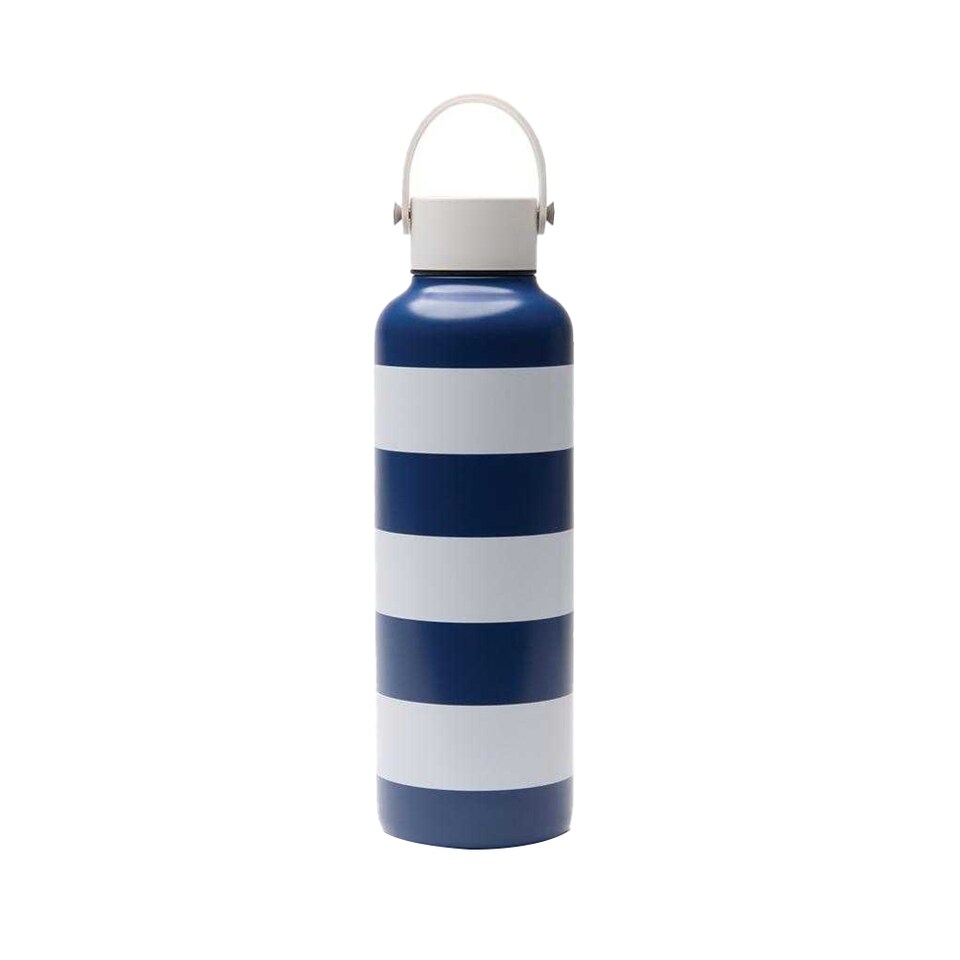 image 1 of Vinga Lagoa Stainless Steel 600ml Water Bottle | Blue | Navy | 1
