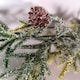 image 10 of 160cm Realistic Look Christmas Green Spruce Garland with Frosting and Plastic Pine Cones