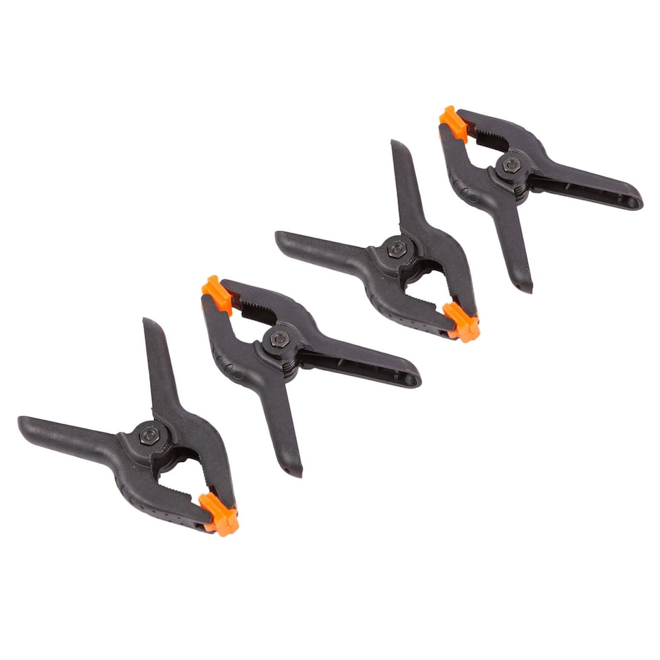 image 1 of Blackspur Spring Clamps - 89mm - Black - Pack of 4