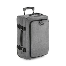 BagBase Unisex Escape Carry-On Wheelie Bag - Grey Marl - One Size Grey | Cabin Bag
