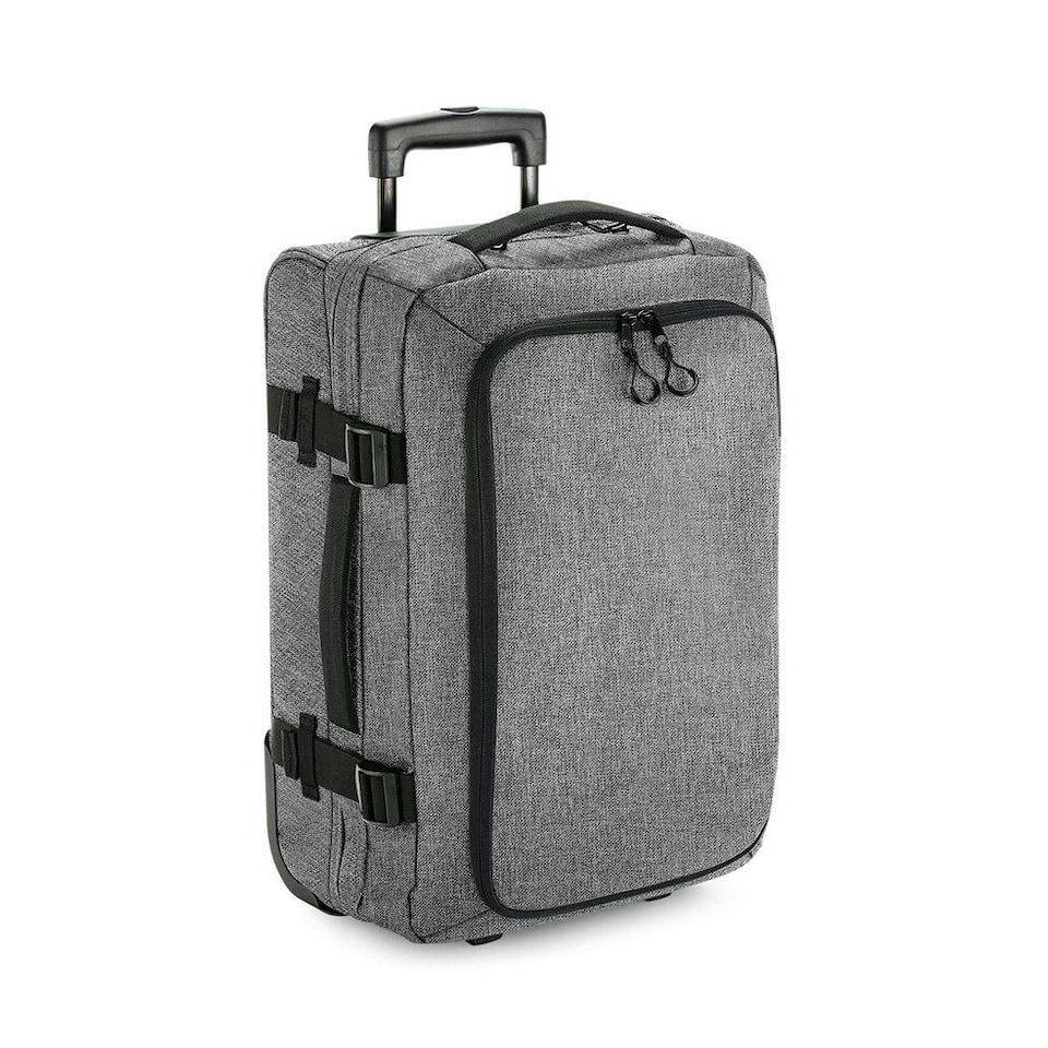 image 1 of BagBase Unisex Escape Carry-On Wheelie Bag - Grey Marl - One Size Grey | Cabin Bag