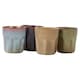 image 5 of 90ml Espresso Coffee Cups Multi Colours Small Ceramic Mugs Set Stoneware | Multi | Multicoloured | Set of 4 Mugs