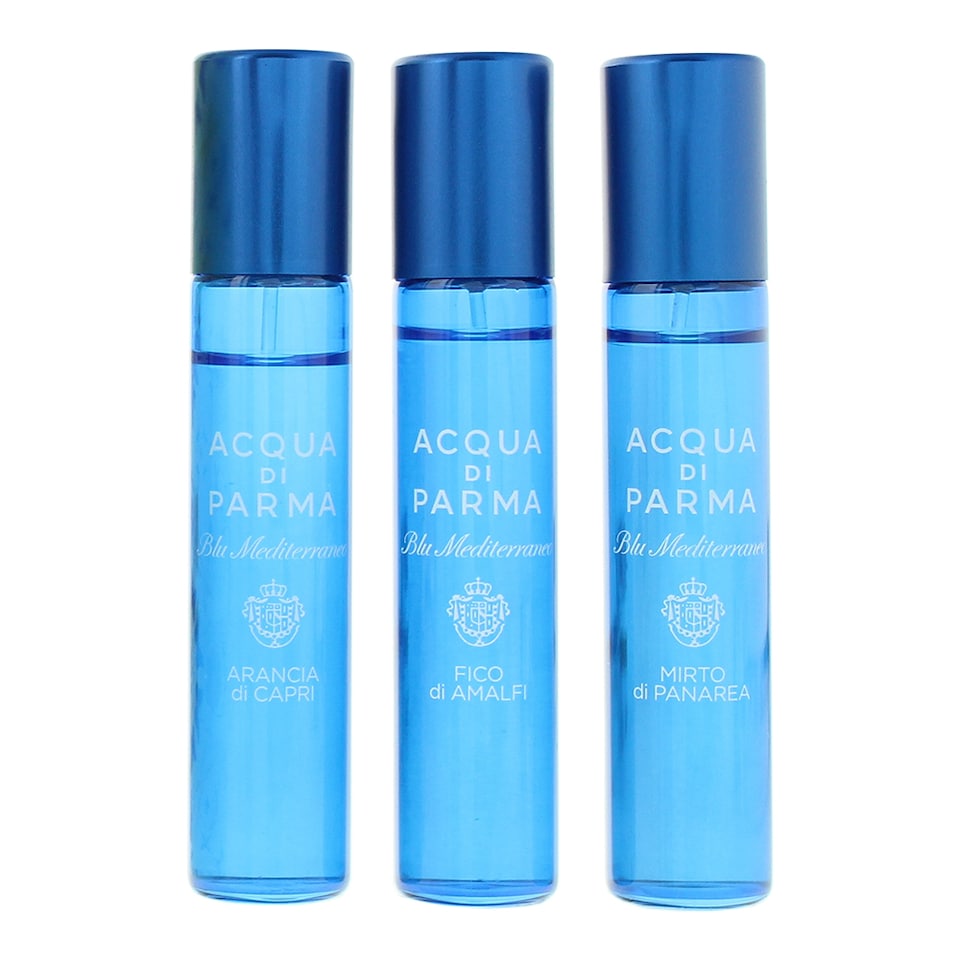 image 1 of Acqua Di Parma Blu Mediterraneo 3 x 12ml Travel Spray Gift Set