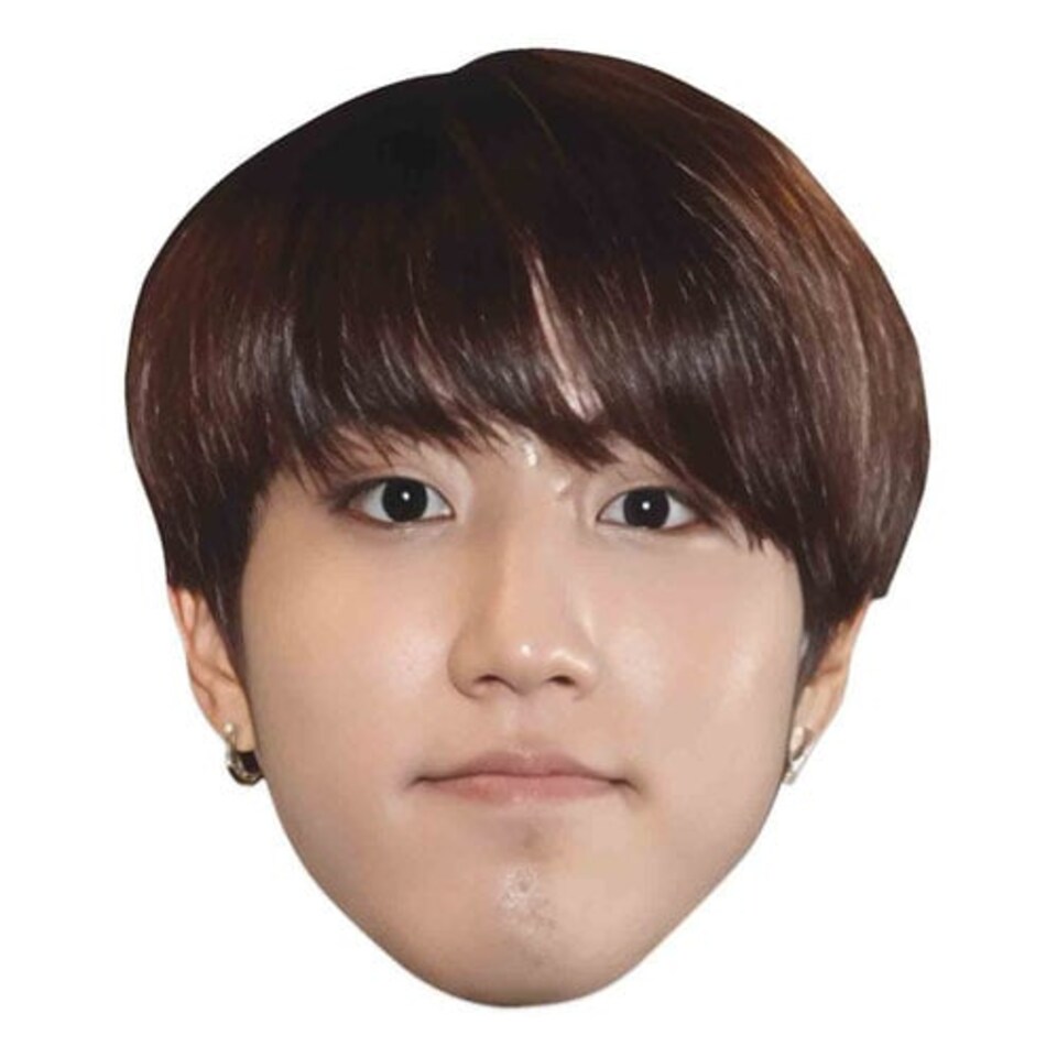 image 1 of Han Stray Kids Cardboard Face Mask