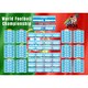 image 2 of Portugal Flag World Football Championship Cup 2026 A3 Fixture Wall Chart