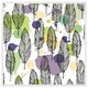 image 1 of Spotted coloured feather pattern, background (Picture Frame) White | XL