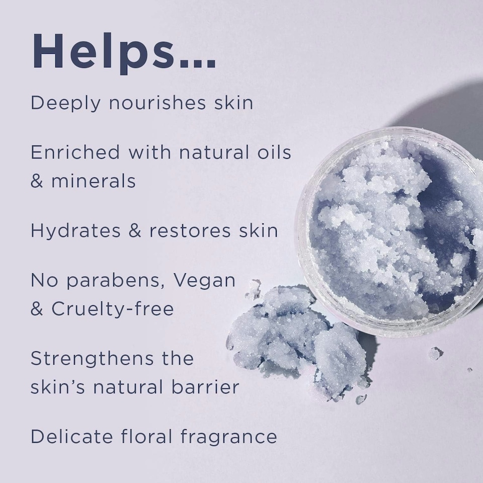image 1 of PraNaturals Dead Sea Salt Body Scrub - Lilac 500g