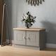 image 2 of Albert Compact 2 Door Cupboard in Dusk Grey & Riviera Oak (Ready Assembled) | Grey | Dusk Grey & Riviera Oak