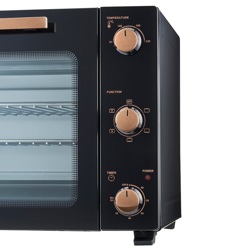 image 1 of Cooks Professional 60L Mini Oven - X-Large Electric Countertop Cooker with Adjustable Temperature & Timer